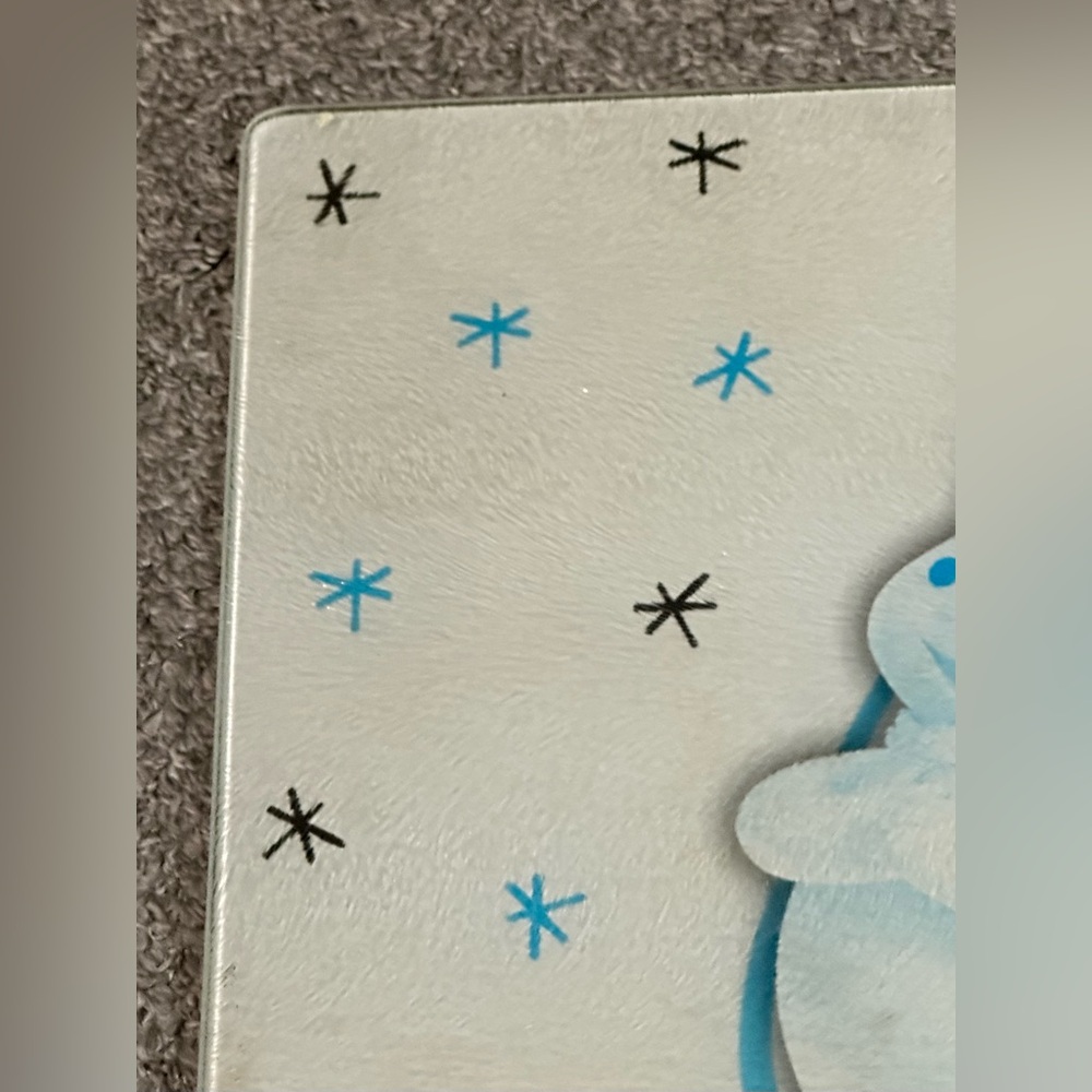 Pillsbury Doughboy Glass Cutting Board Kitchen Blue Eyes 2007 USED POOR *STAINED - Picture 14 of 15